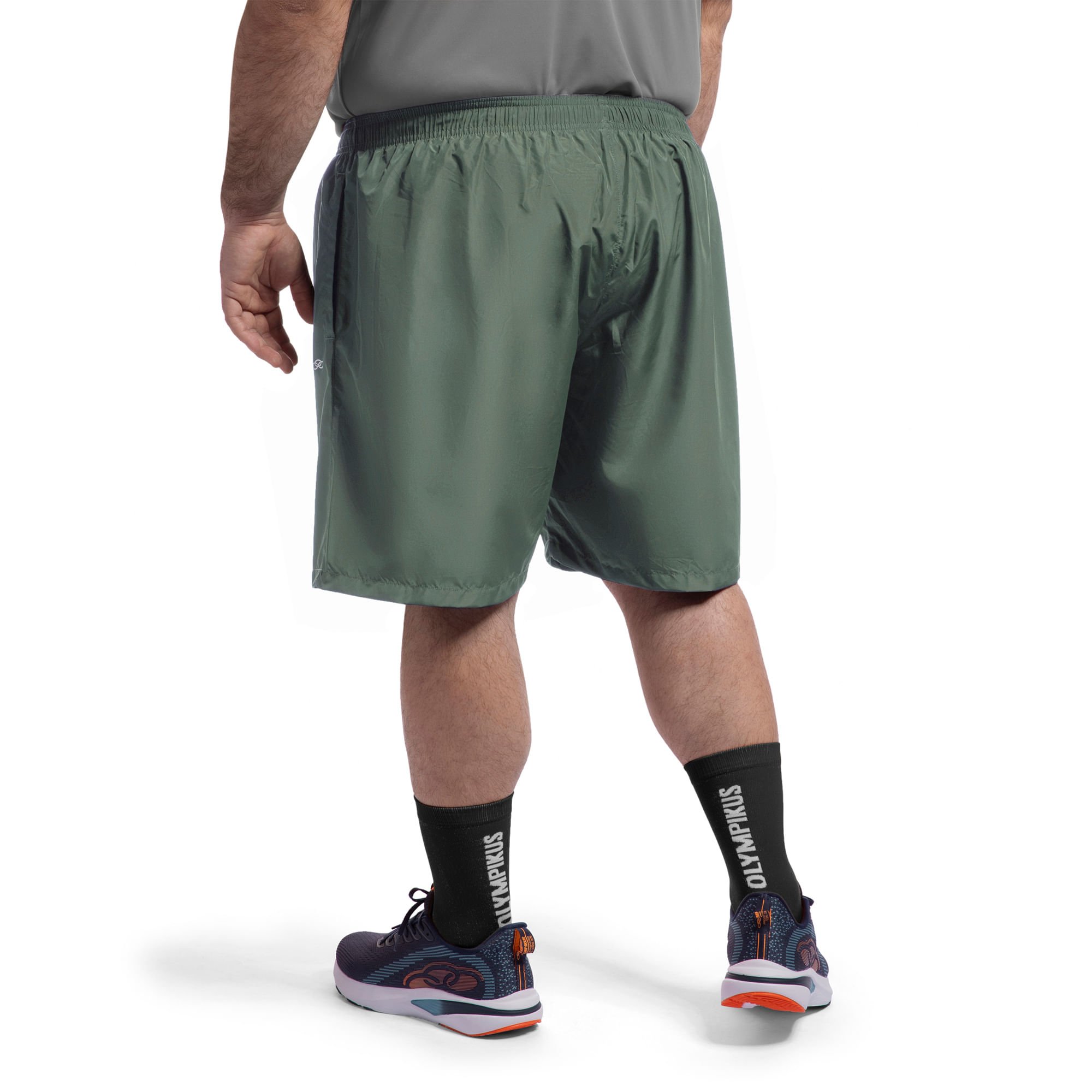Bermuda Essential 7 Olympikus Plus Size Verde 3