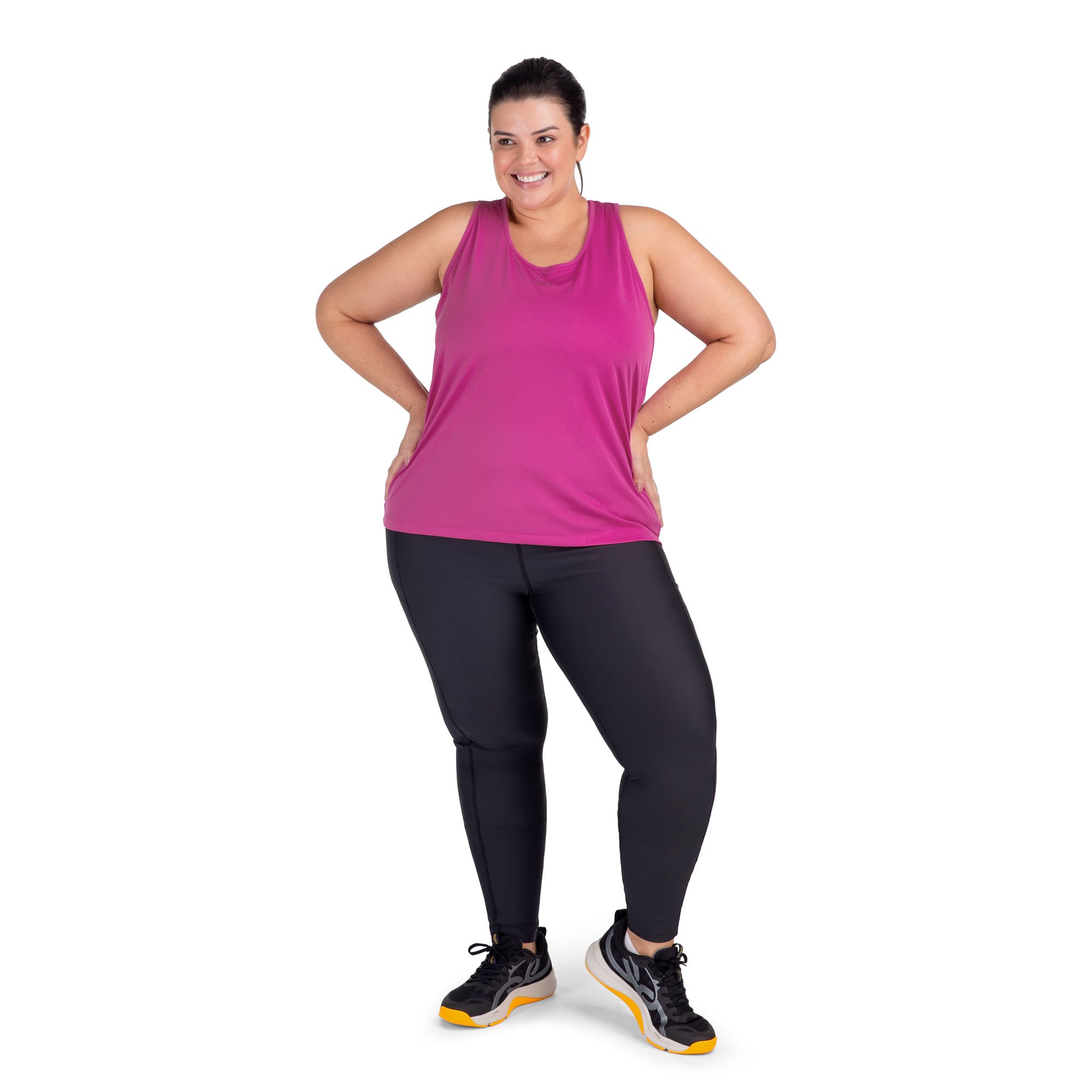 Regata Essential Olympikus Plus Size Roxo 4