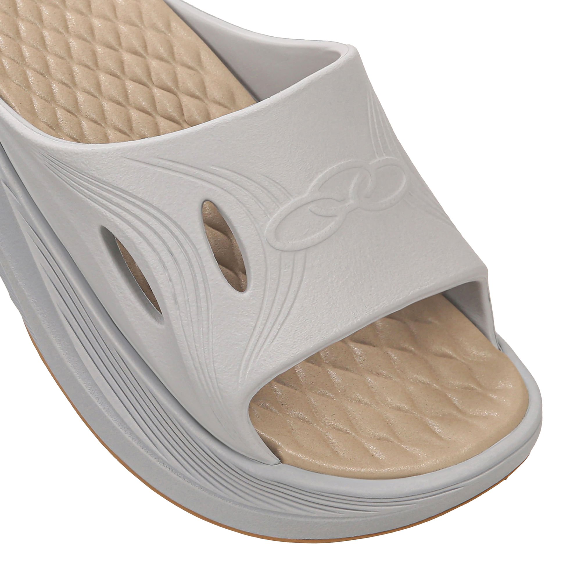 Chinelo Olympikus Pós Corre Cinza 6