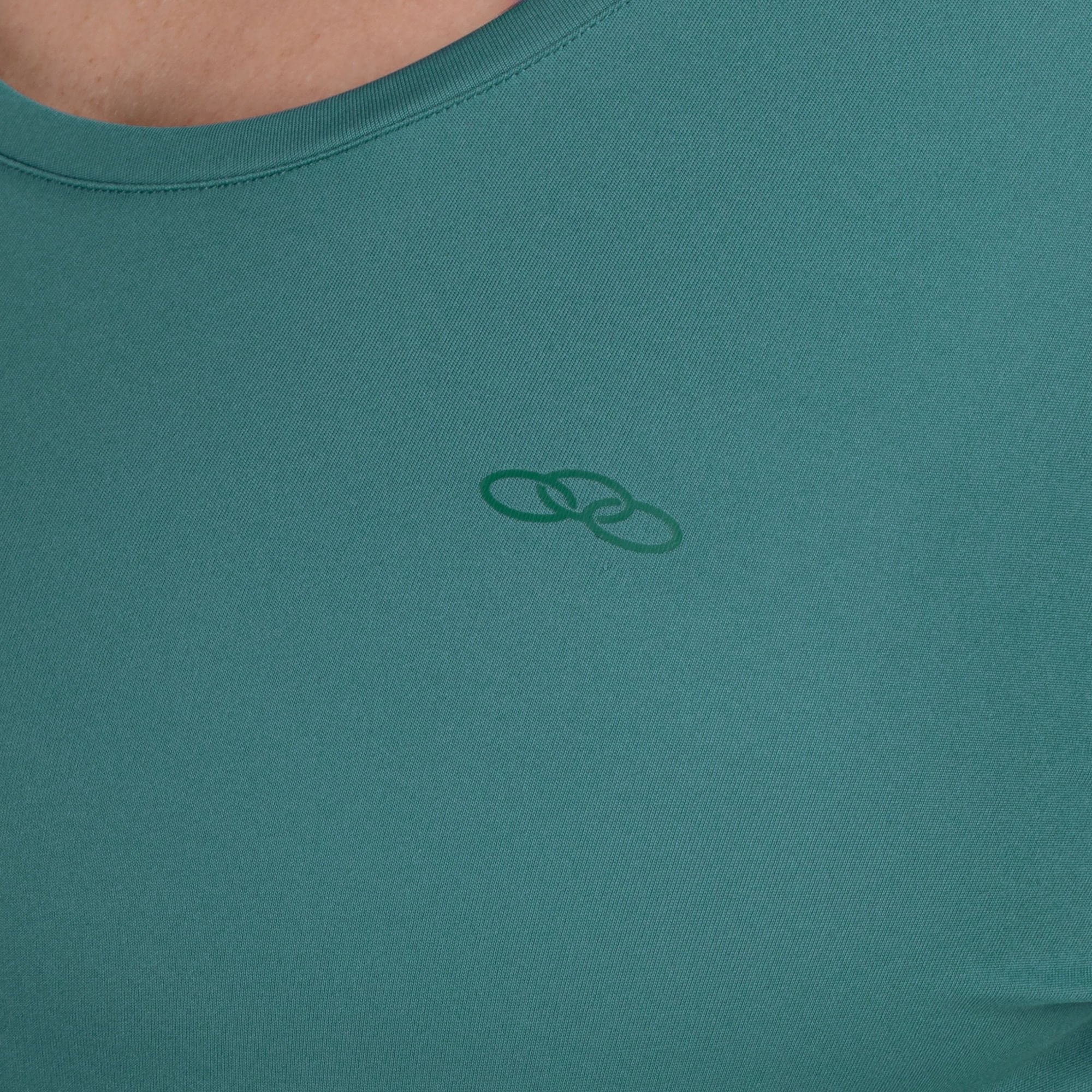Camiseta Essential Manga Longa Olympikus Plus Size Verde 5