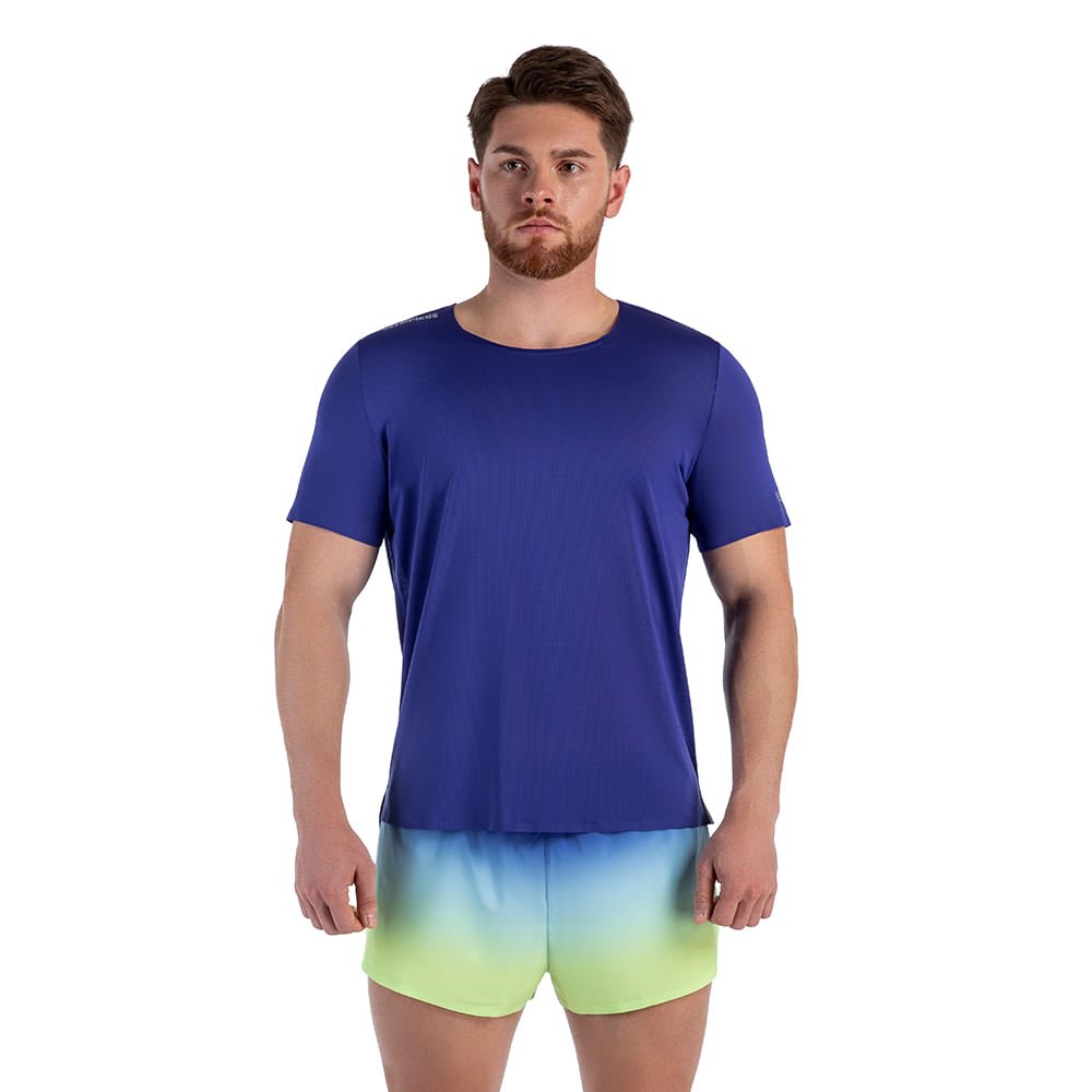Camiseta Corre Olympikus Masculina Azul 1