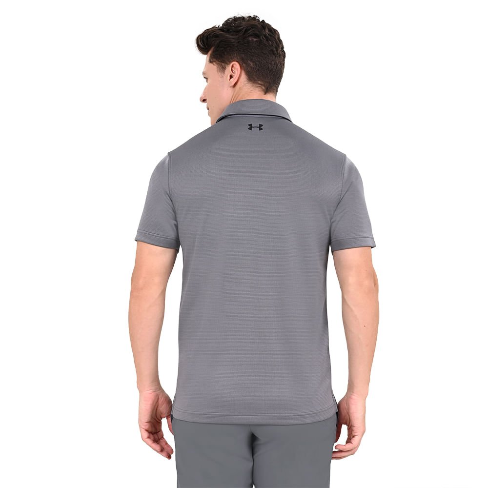 Polo Masculina Under Armour Tech Cinza 3