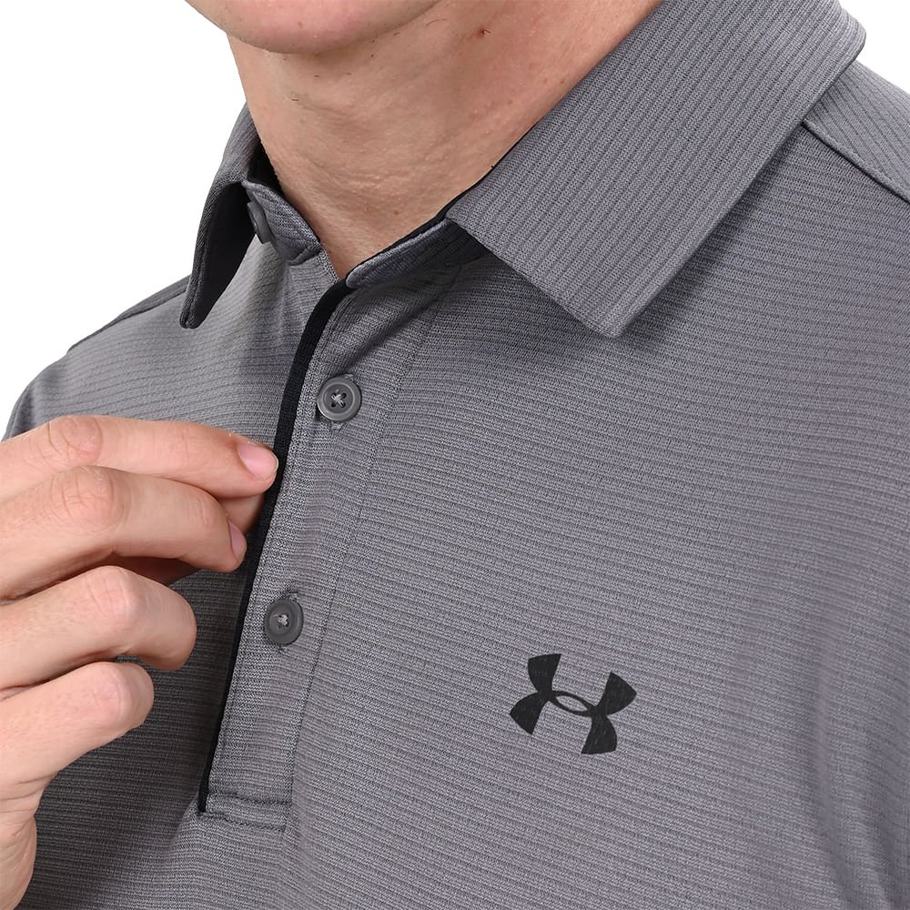 Polo Masculina Under Armour Tech Cinza 6