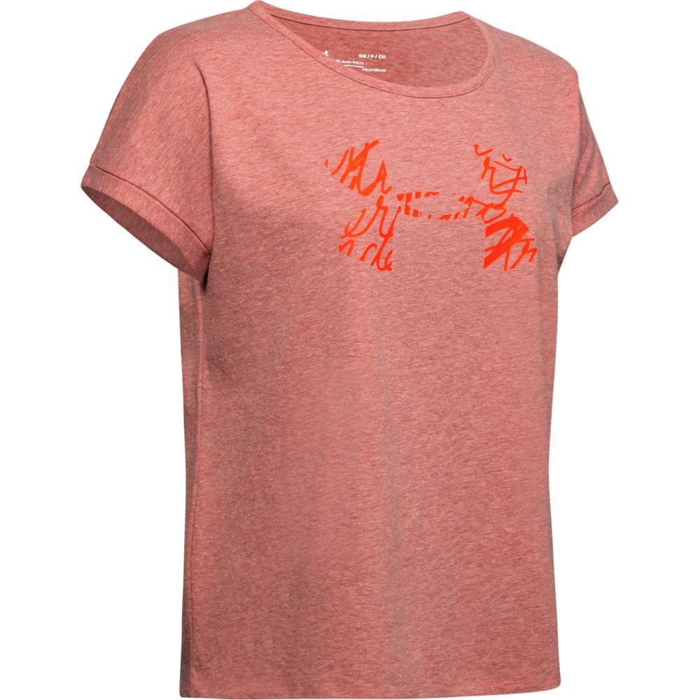 Camiseta de Treino Feminina Under Armour Graphic Script Logo Fashion 5
