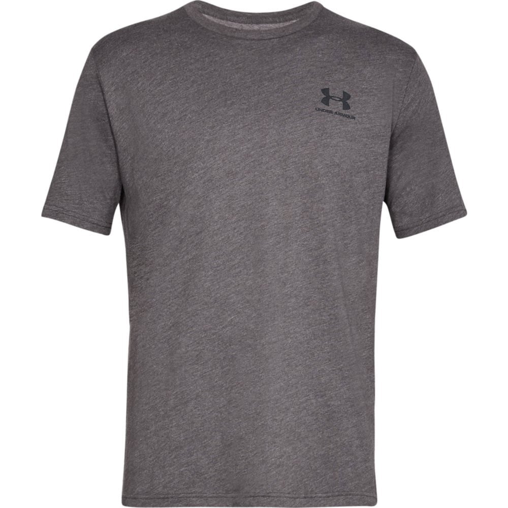 Camiseta de Treino Masculina Under Armour Left Chest Cinza 4