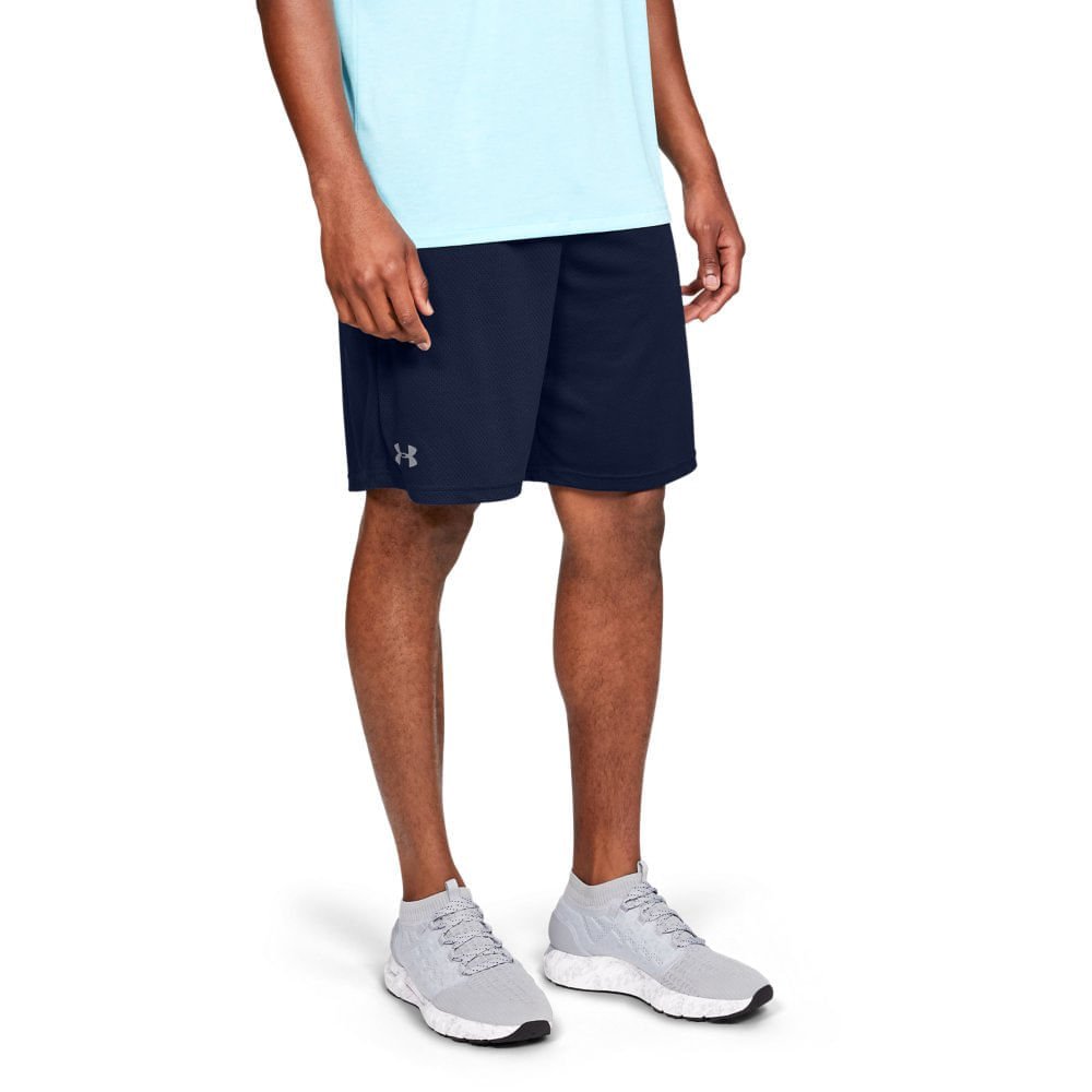 Shorts de Treino Under Armour Tech Mesh Azul Marinho 1