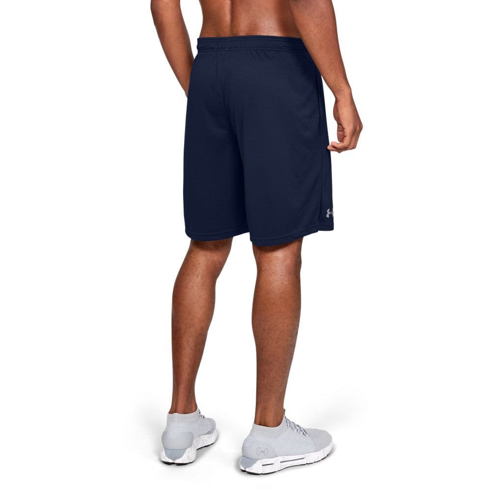 Shorts de Treino Under Armour Tech Mesh Azul Marinho 3