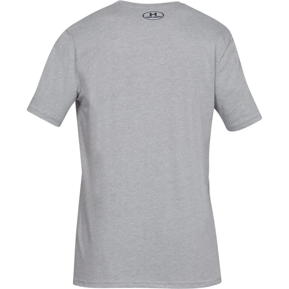 Camiseta de Treino Masculina Under Armour Sportstyle Logo Cinza 5