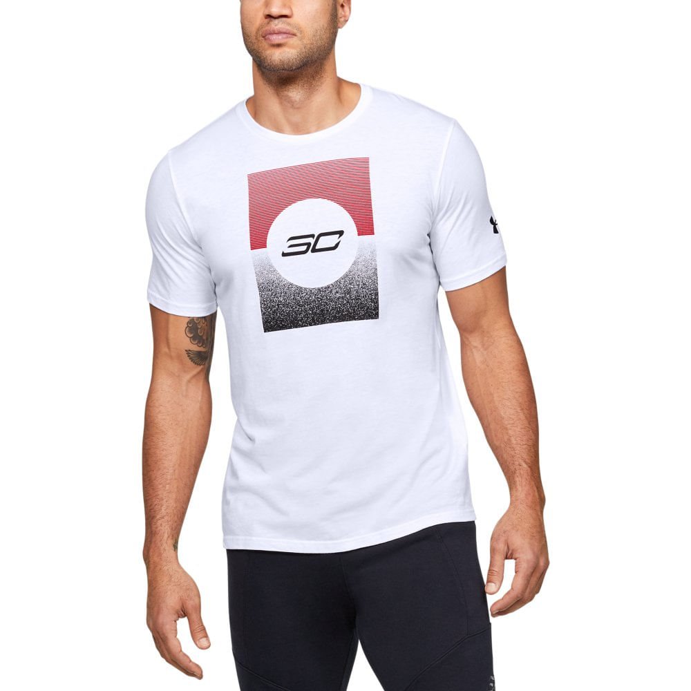 Camiseta de Basquete Masculina Under Armour SC30 Gradient Graphic