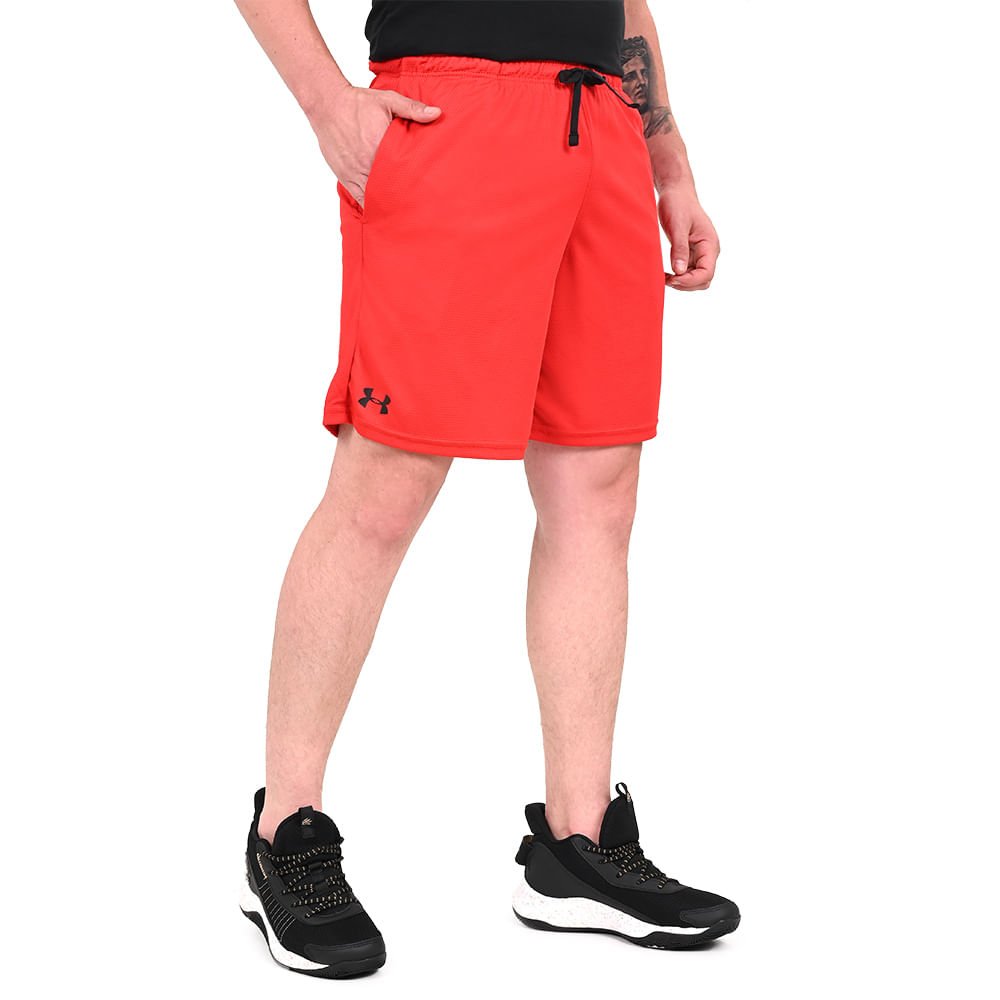 Shorts de Treino Masculino Under Armour Tech Mesh Vermelho 2