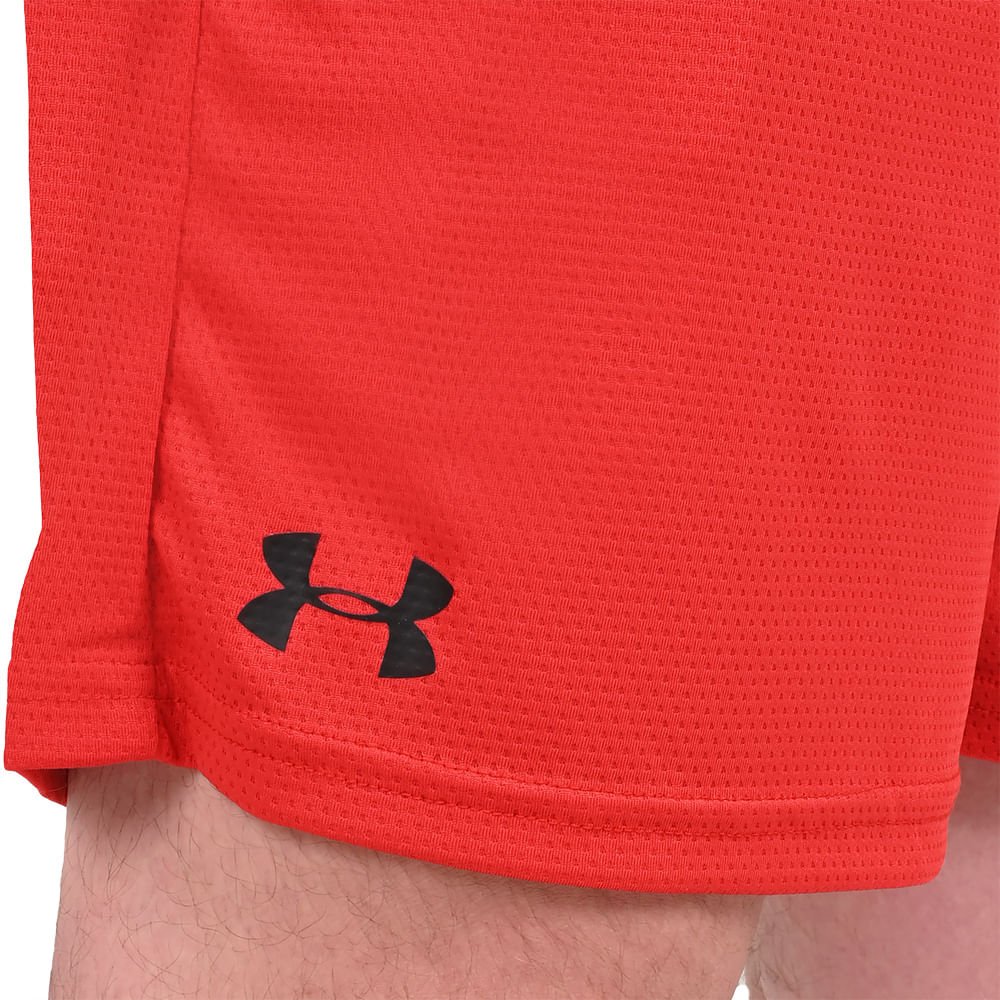Shorts de Treino Masculino Under Armour Tech Mesh Vermelho 9