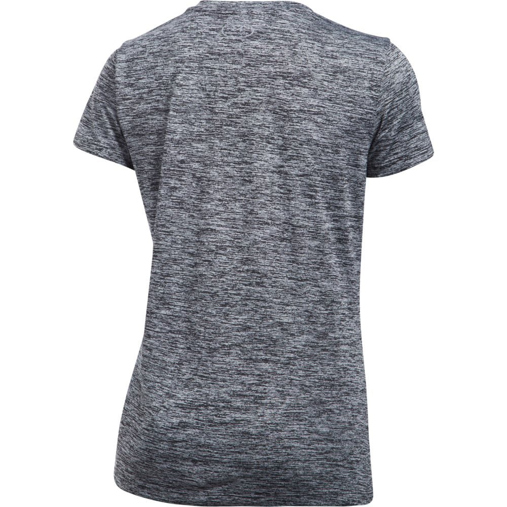 Camiseta de Treino Feminina Under Armour Tech SSV-Twist Cinza 4