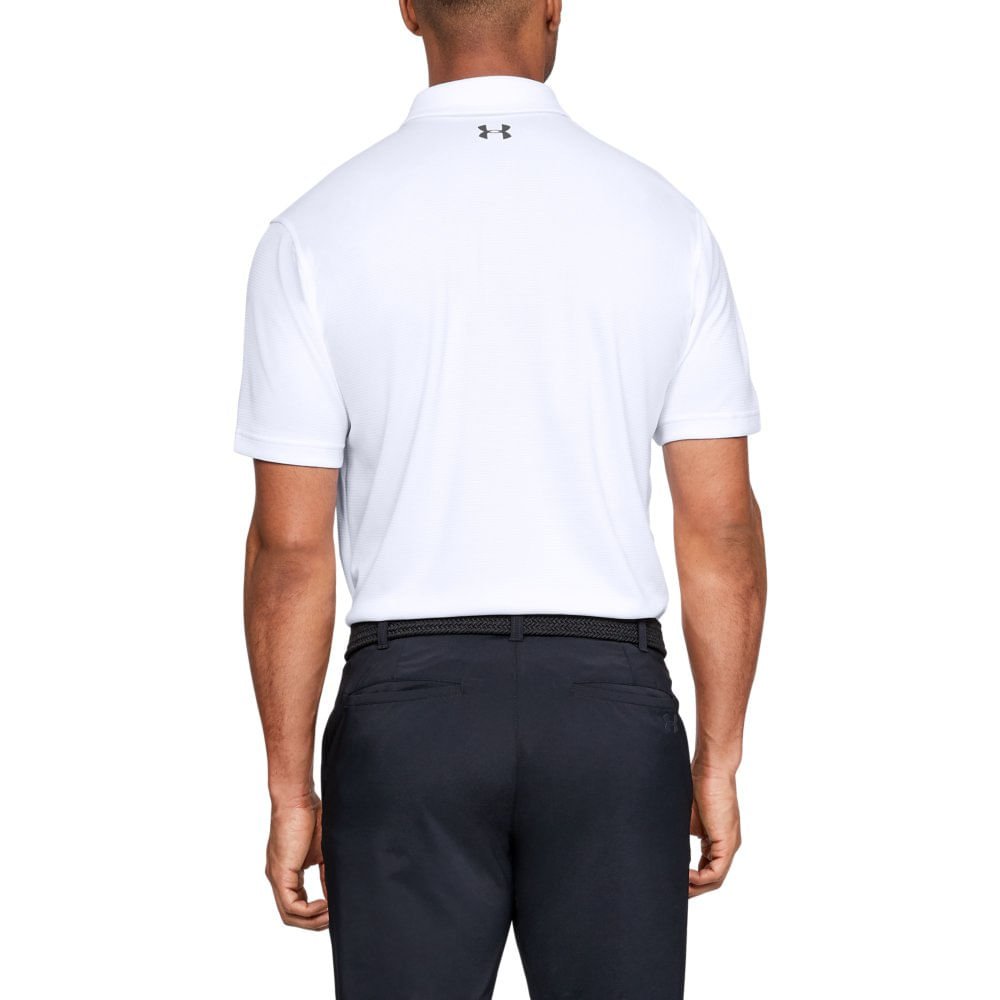 Polo Masculina Under Armour Tech Branco 3