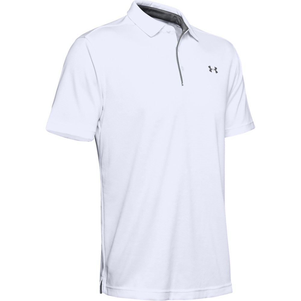 Polo Masculina Under Armour Tech Branco 4