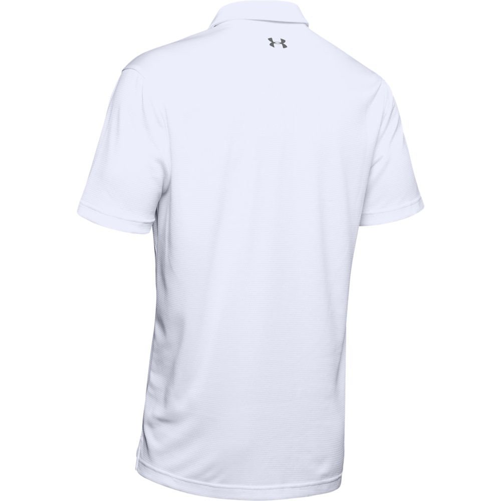 Polo Masculina Under Armour Tech Branco 5
