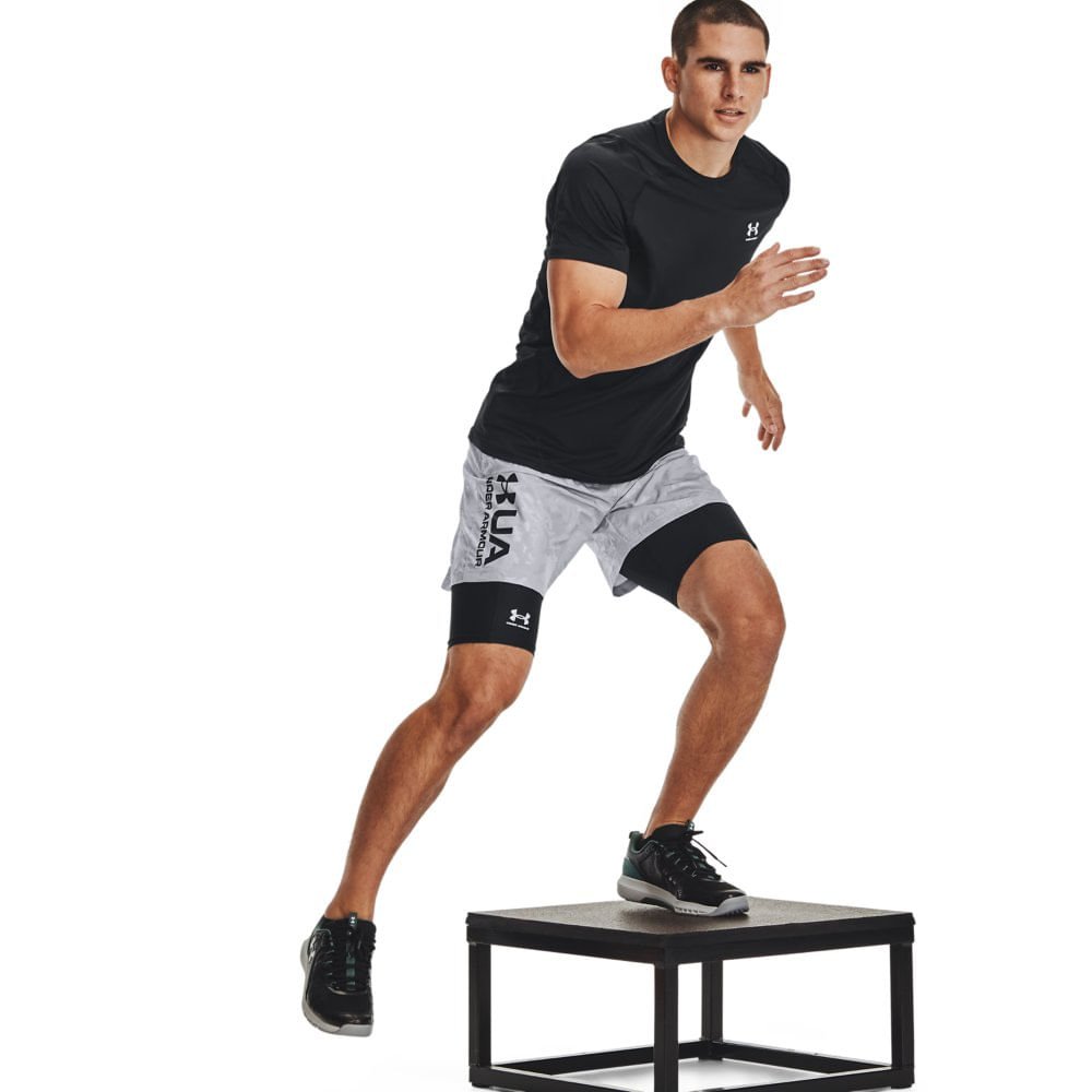 Shorts de Treino Masculino Under Armour HeatGear Pocket Preto 3