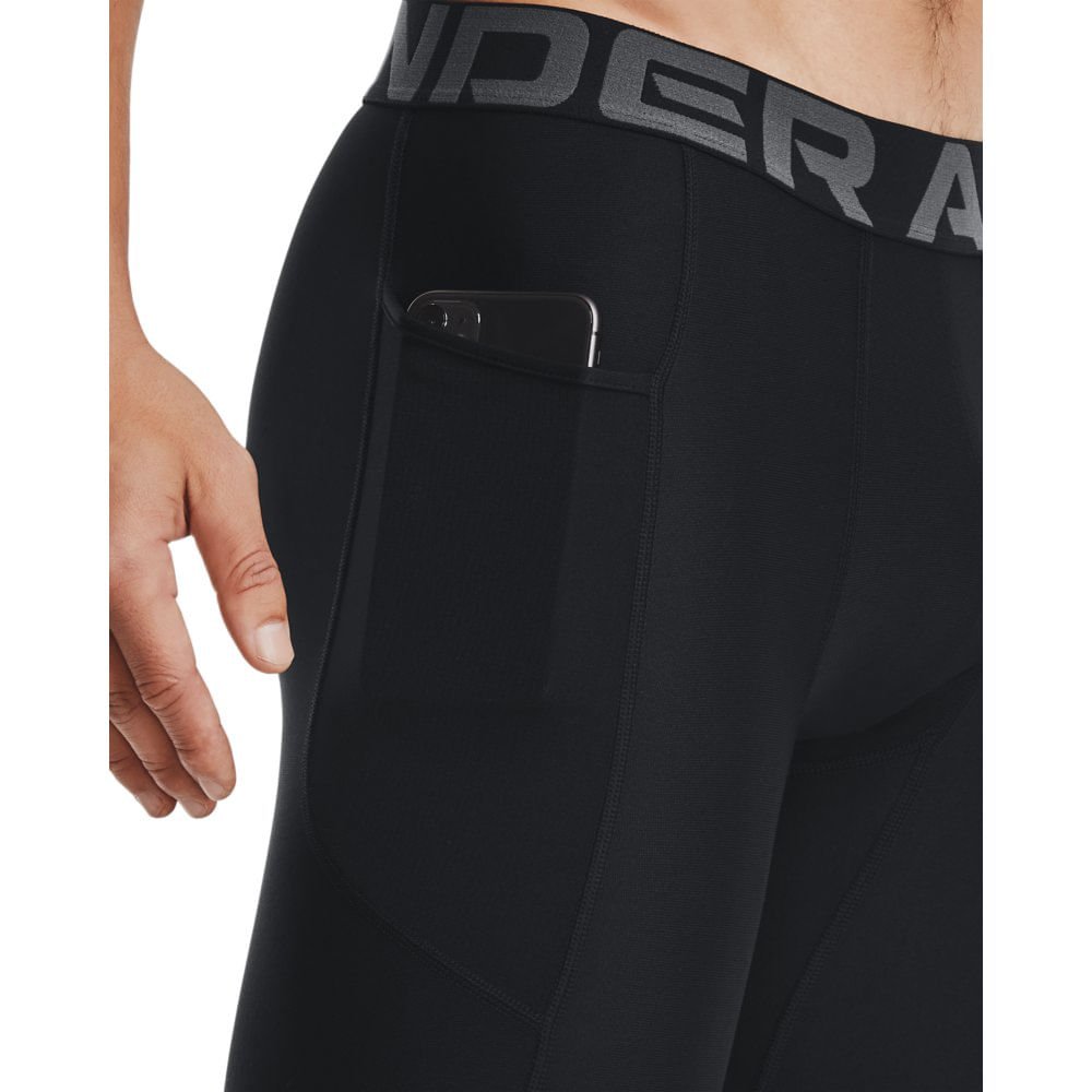 Shorts de Treino Masculino Under Armour HeatGear Pocket Preto 5