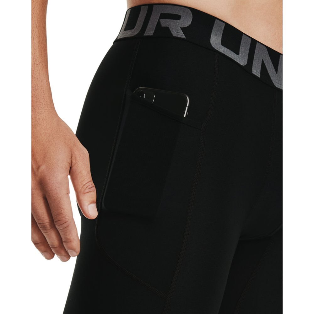 Shorts de Treino Masculino Under Armour HeatGear Preto 4