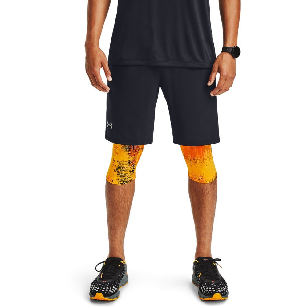 Shorts de Corrida Masculino Under Armour Launch SW Long 2-in-1 Printed