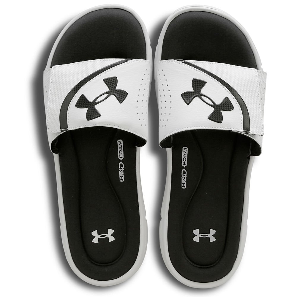 Chinelo Unissex Under Armour Ignite VI SL Branco 4