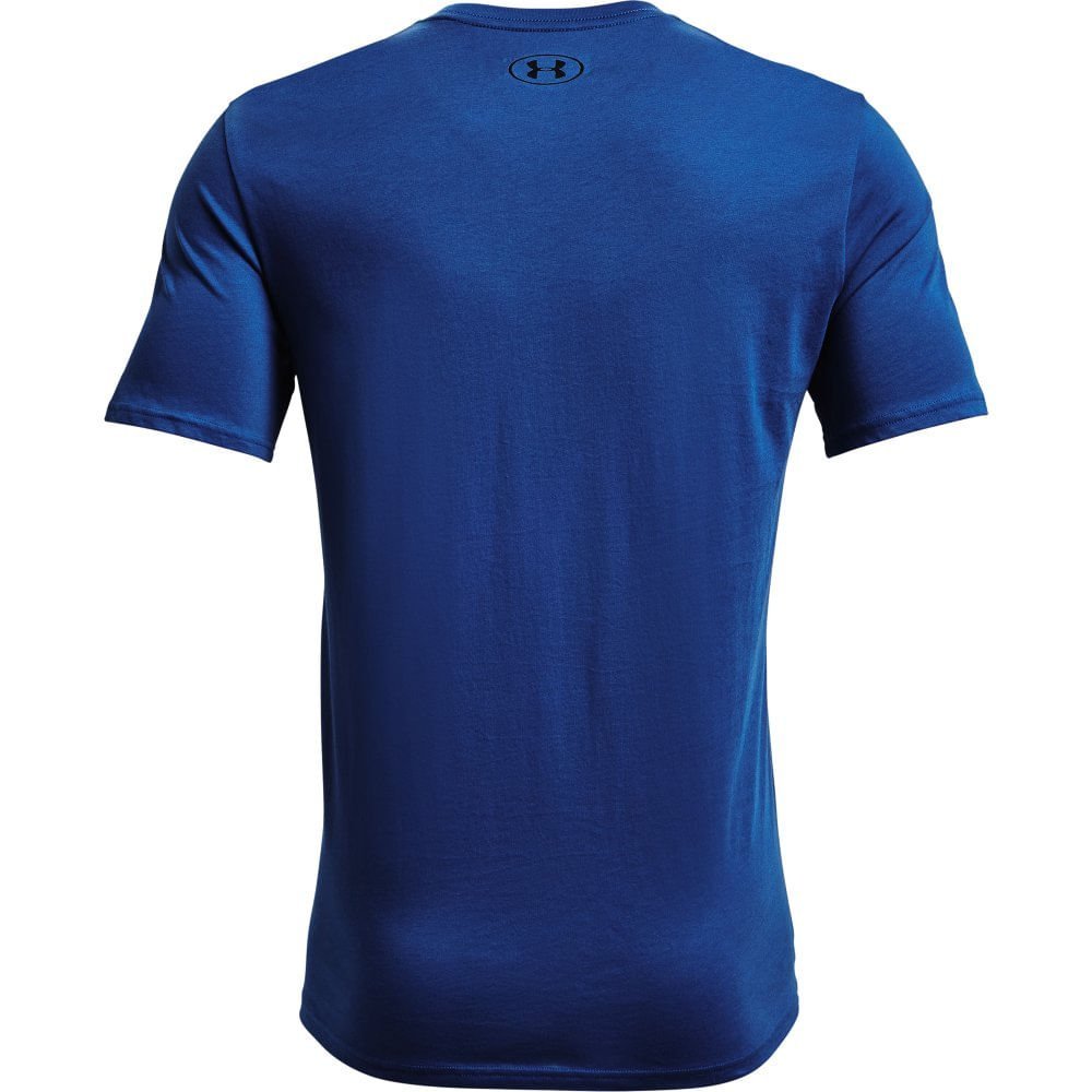 Camiseta de Treino Masculina Under Armour Sportstyle Logo Azul 5