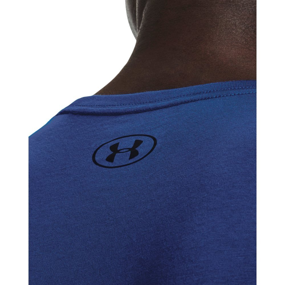Camiseta de Treino Masculina Under Armour Sportstyle Logo Azul 6