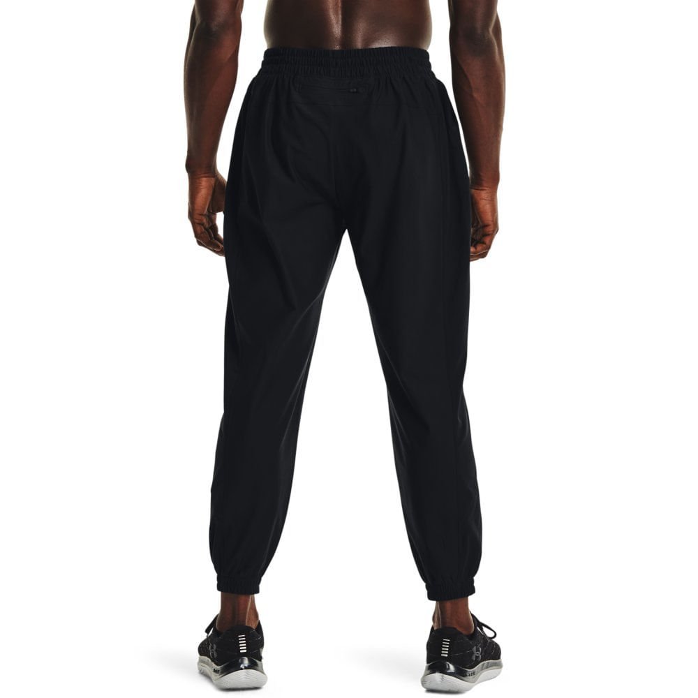 Calça de Corrida Masculina Under Armour Anywhere Preto 2