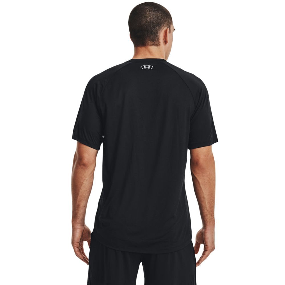 Camiseta de Treino Masculina Under Armour Tech 2.0 WM GP SS BRZ Preto 3
