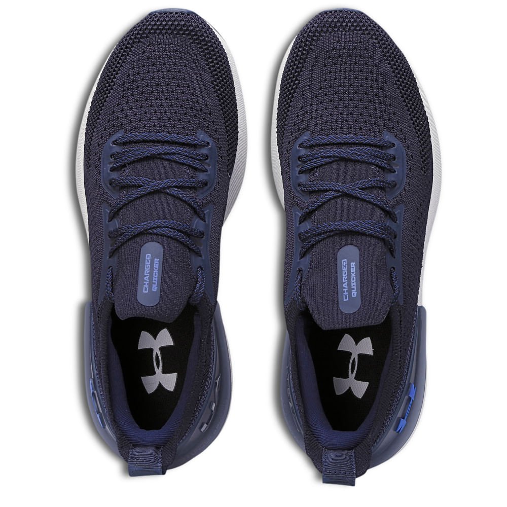 Tênis de Corrida Unissex Under Armour Charged Quicker Azul 4