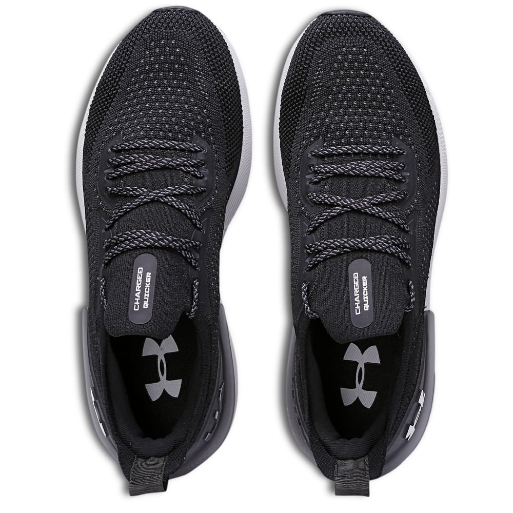 Tênis de Corrida Unissex Under Armour Charged Quicker Preto 4