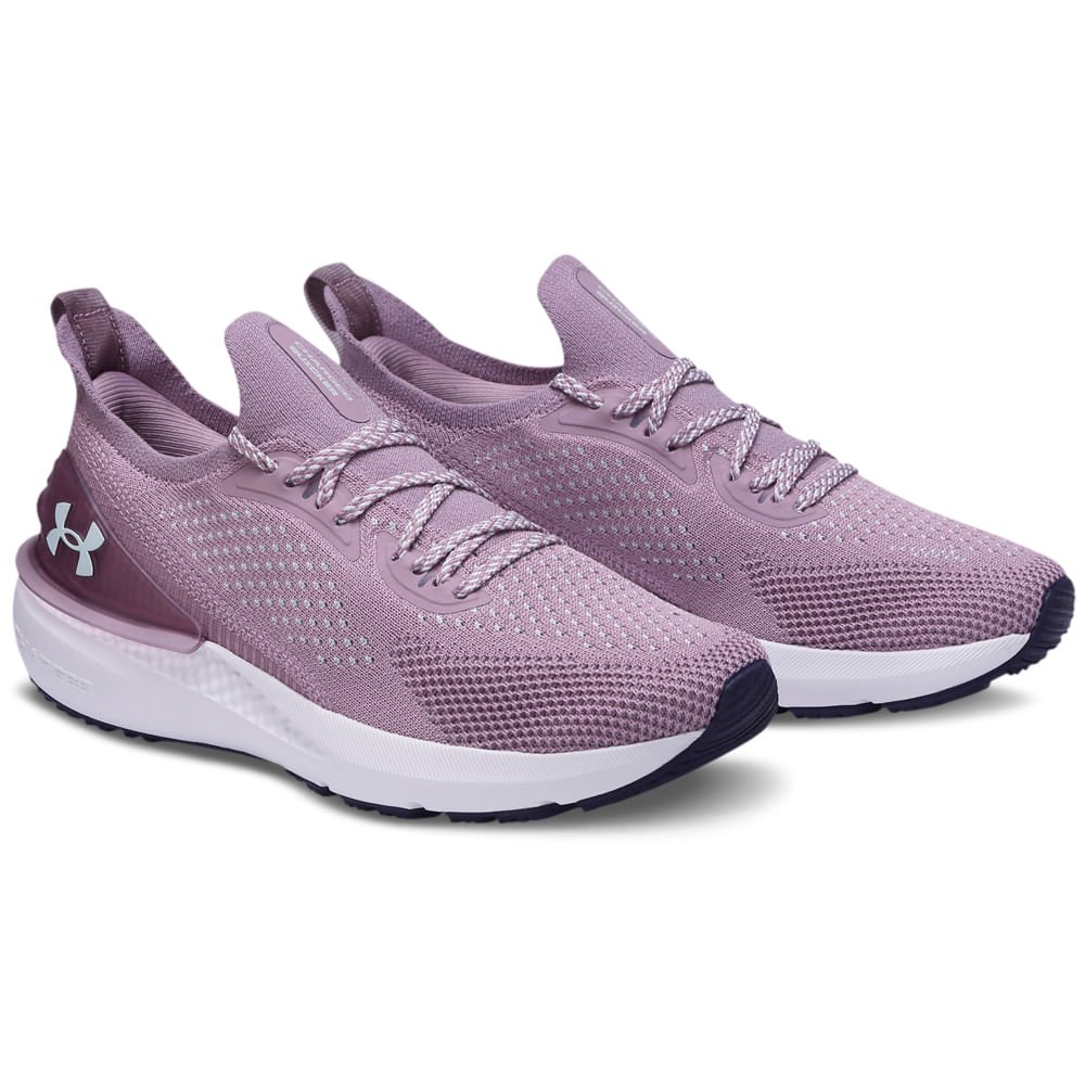 Tênis de Corrida Feminino Under Armour Charged Quicker Roxo 5
