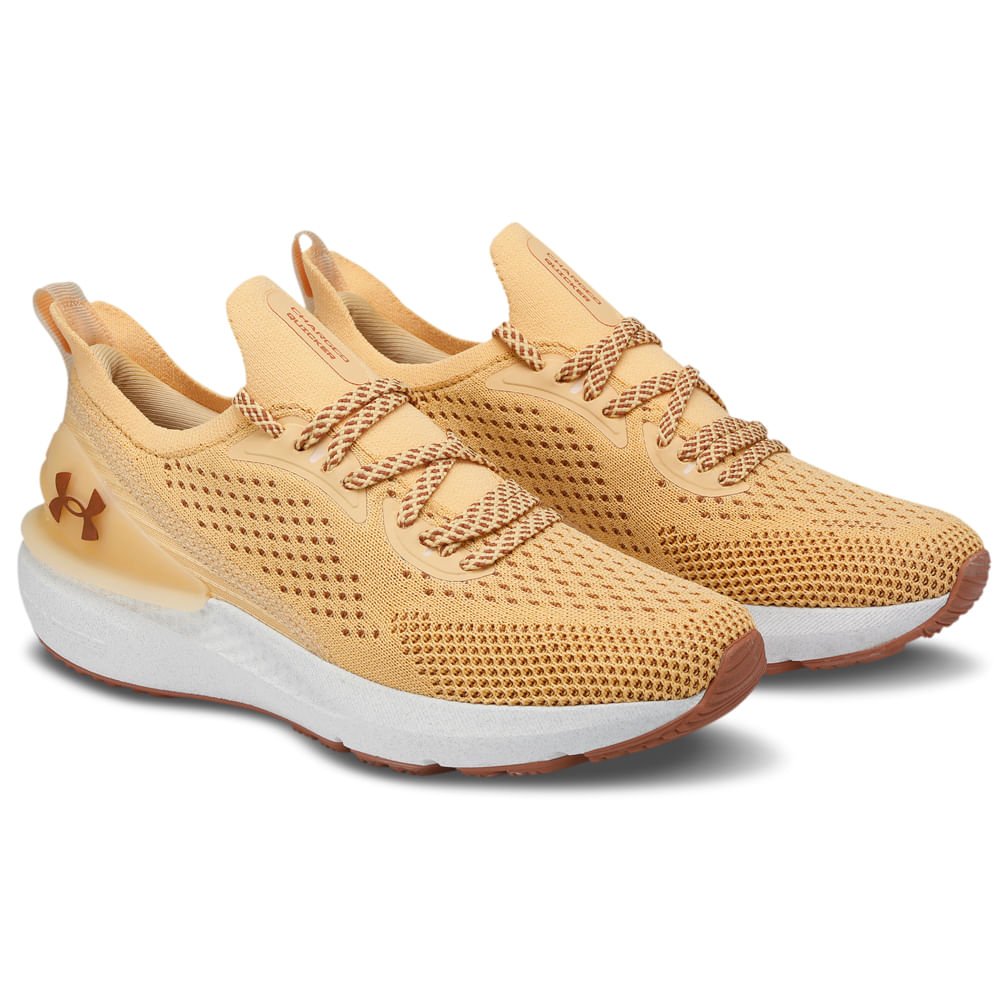 Tênis de Corrida Feminino Under Armour Charged Quicker Amarelo 2