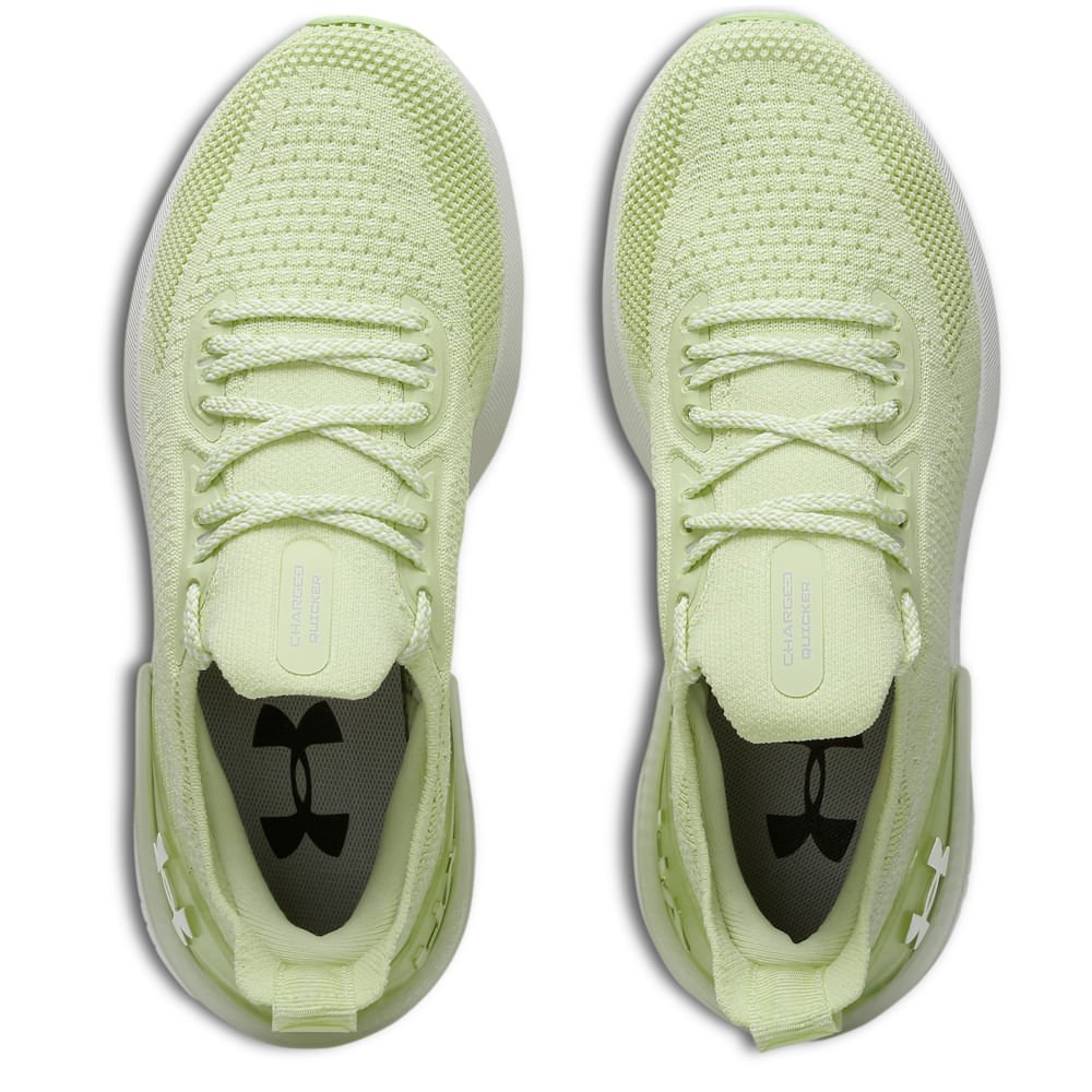 Tênis de Corrida Feminino Under Armour Charged Quicker Verde 4