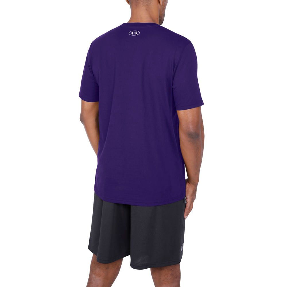 Camiseta de Treino Masculina Under Armour Big Logo 2.0 Azul 4