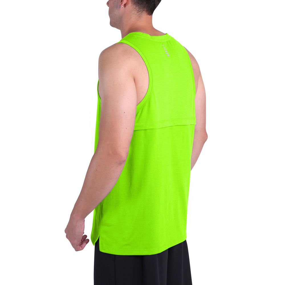 Regata de Corrida Masculina Under Armour Streaker Singlet Verde 3