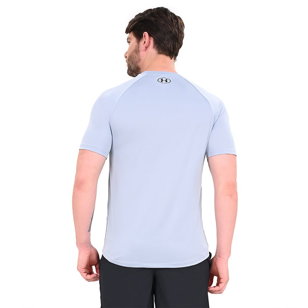 Camiseta de Treino Masculina Under Armour Tech 2.0 Cinza 2