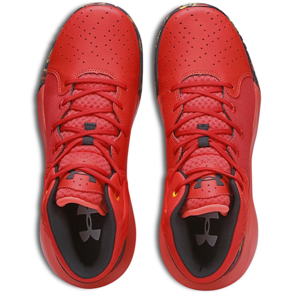Tênis de Basquete Masculino Under Armour JET 21 Vermelho 4