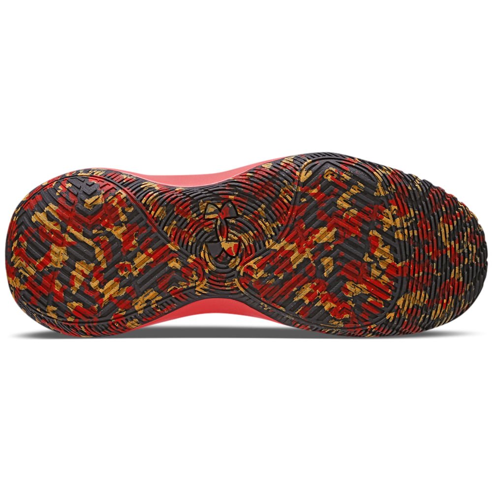 Tênis de Basquete Masculino Under Armour JET 21 Vermelho 5