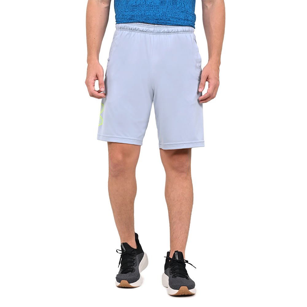 Shorts de Treino Masculino Under Armour Tech Graphic Cinza 2
