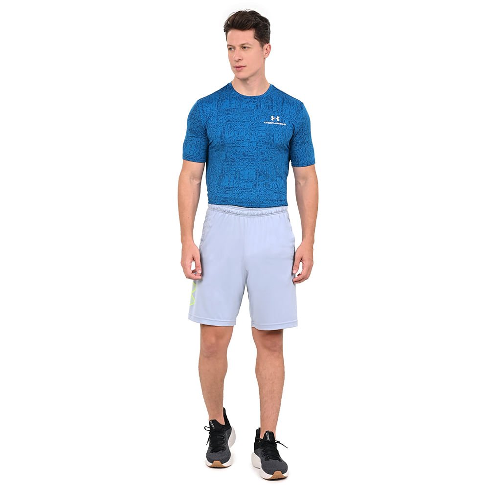 Shorts de Treino Masculino Under Armour Tech Graphic Cinza 4