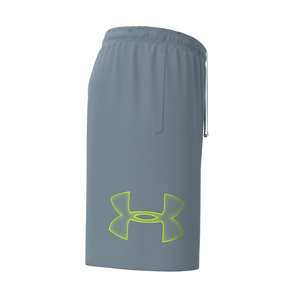 Shorts de Treino Masculino Under Armour Tech Graphic Cinza 3