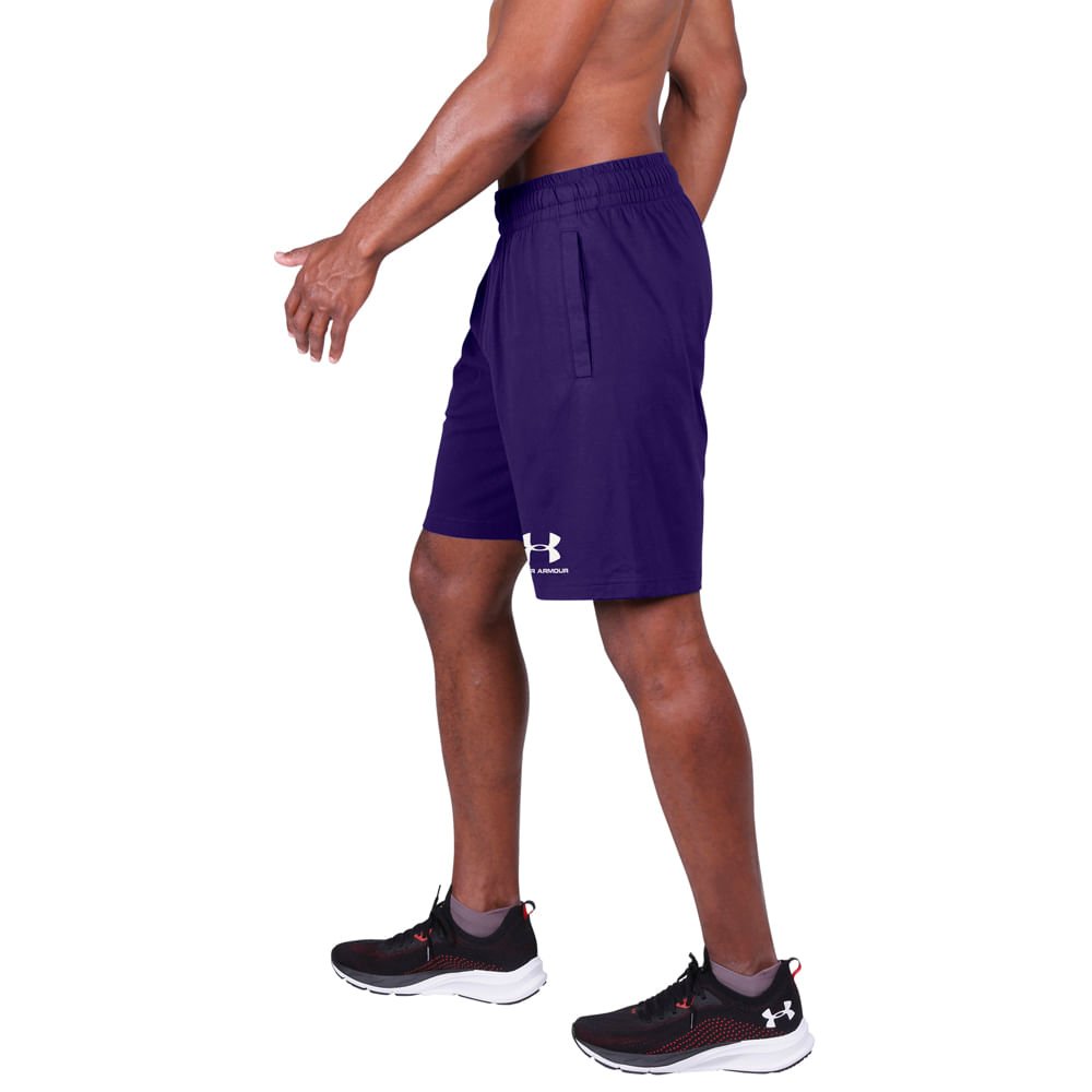 Shorts de Treino Masculino Under Armour Tech Graphic Azul 3