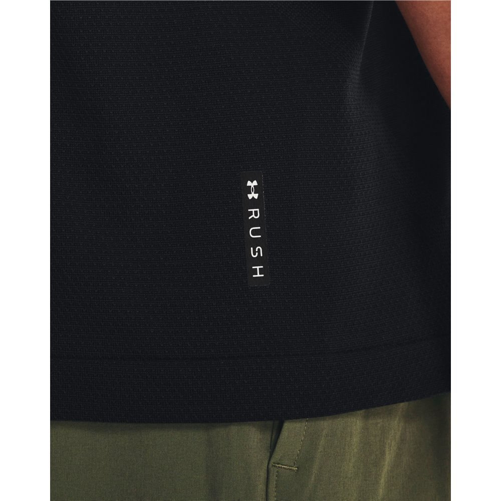 Camiseta de Treino Masculina Under Armour Rush Seamless Legacy Preto 5