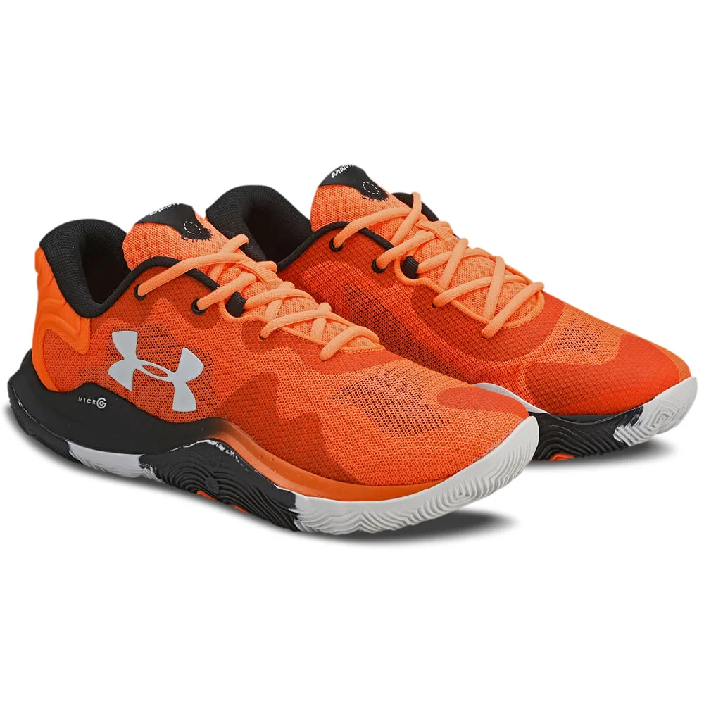 Tênis de Basquete Masculino Under Armour Buzzer Laranja 3