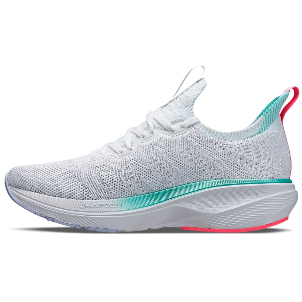 Tênis de Corrida Feminino Under Armour Charged Slight 2 Branco 2