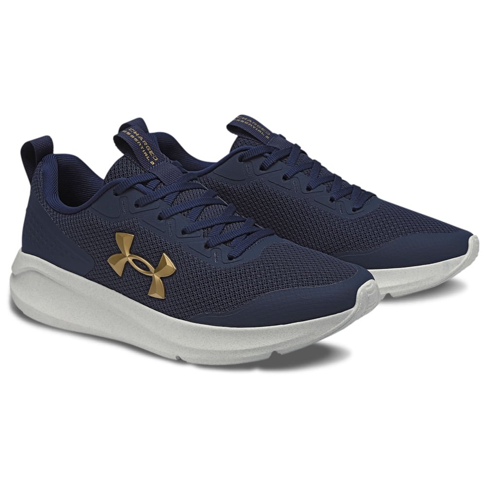 Tênis de Corrida Unissex Under Armour Charged Essential 2 Azul 3