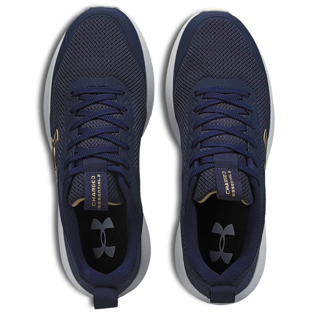 Tênis de Corrida Unissex Under Armour Charged Essential 2 Azul 4