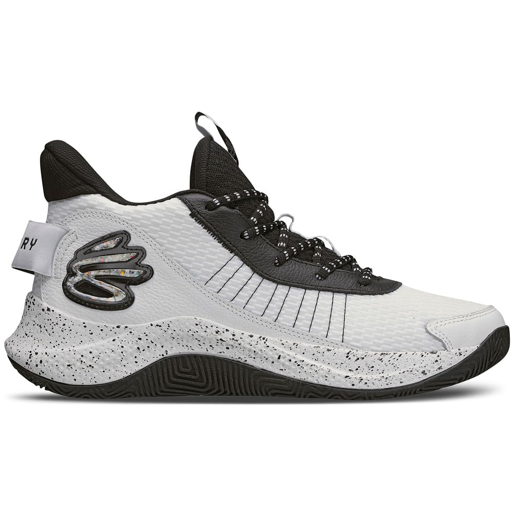 Tênis de Basquete Masculino Under Armour Curry 3Z7 Branco