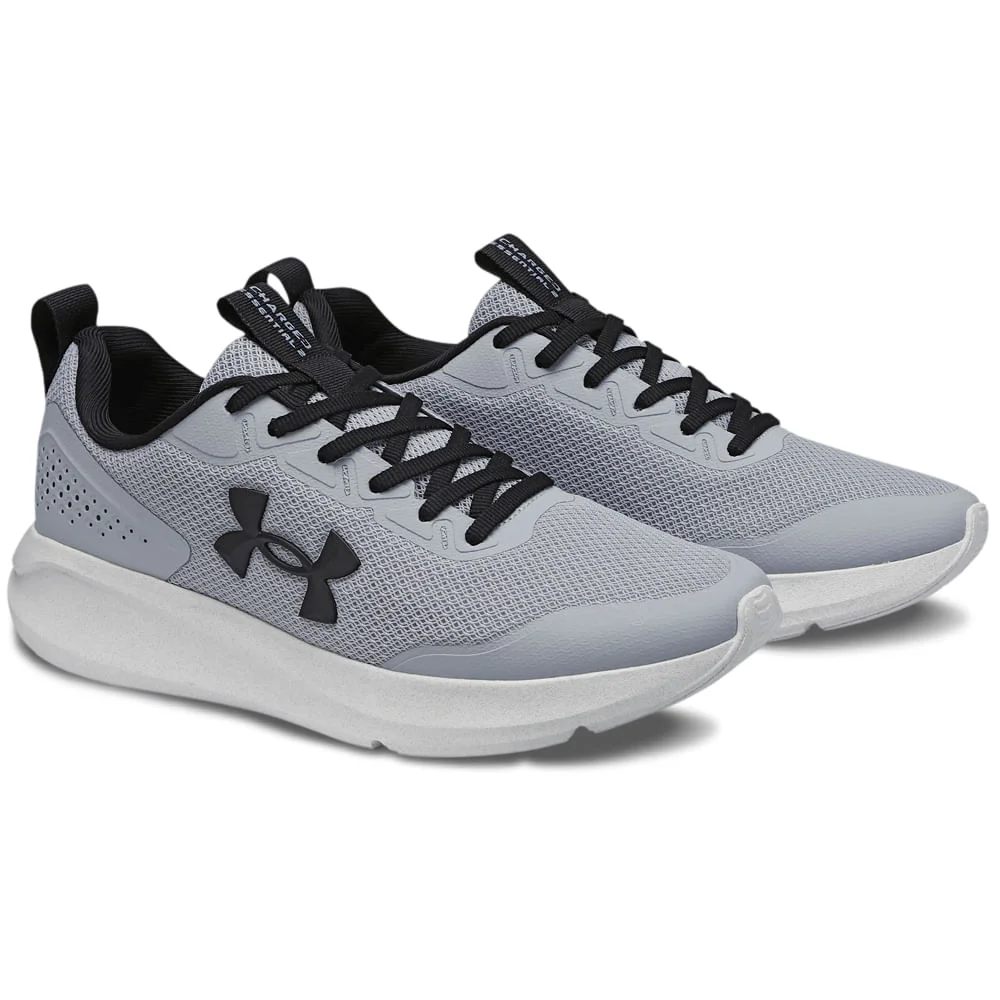 Tênis de Corrida Unissex Under Armour Charged Essential 2 Cinza 3