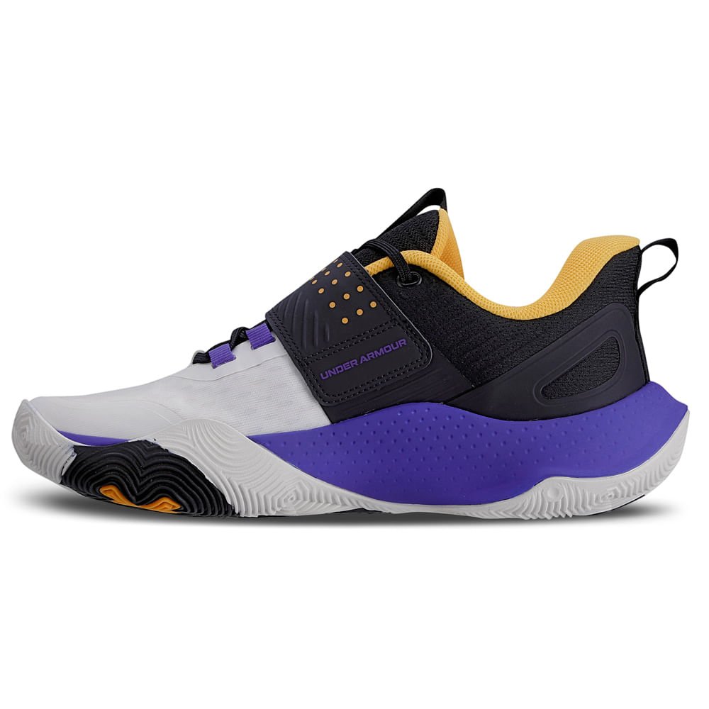 Tênis de Basquete Masculino Under Armour Buzzer SE Branco 2